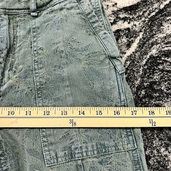 ANTHROPOLOGIE the Wanderer sage blue skinny textured jeans - Picture 8 of 11